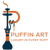 Puffin art shisha delivery logo